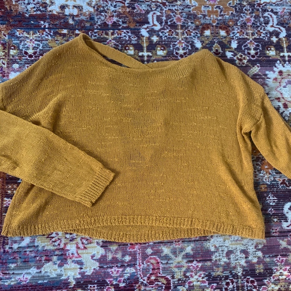 Orange Fall Sweater